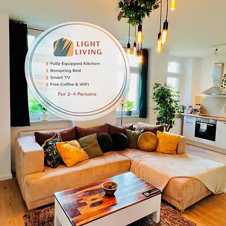 아파트 Casa Clara - Helle 2-zi-whg Nahe Uniklinik & Zentrum, Kueche Und Smarttv 마그데부르크