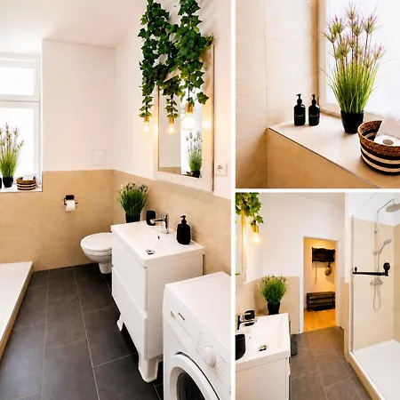 Casa Clara - Helle 2-zi-whg Nahe Uniklinik & Zentrum, Kueche Und Smarttv * 마그데부르크